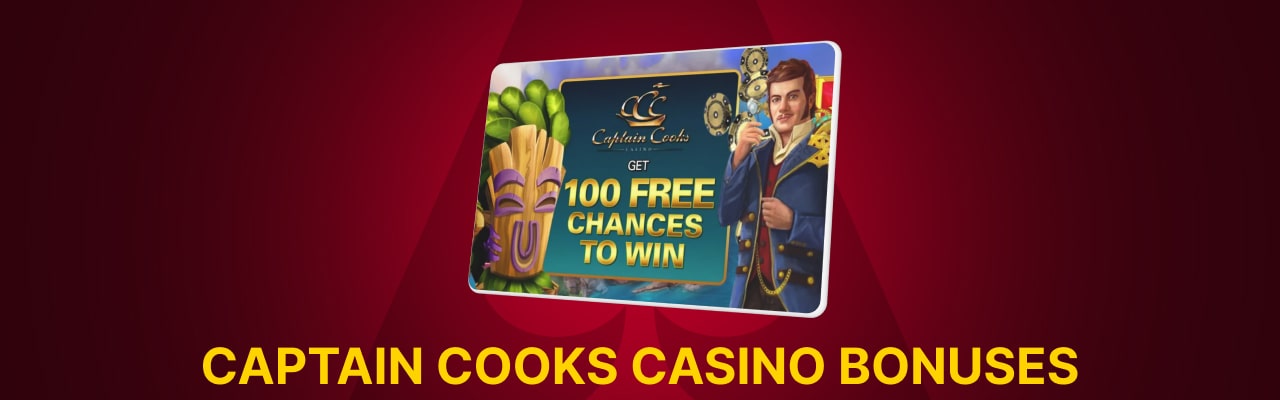 Captain cooks online casino bonuses