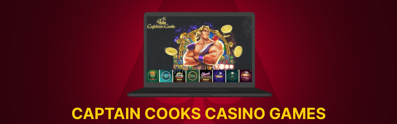 Captain cooks online casino games