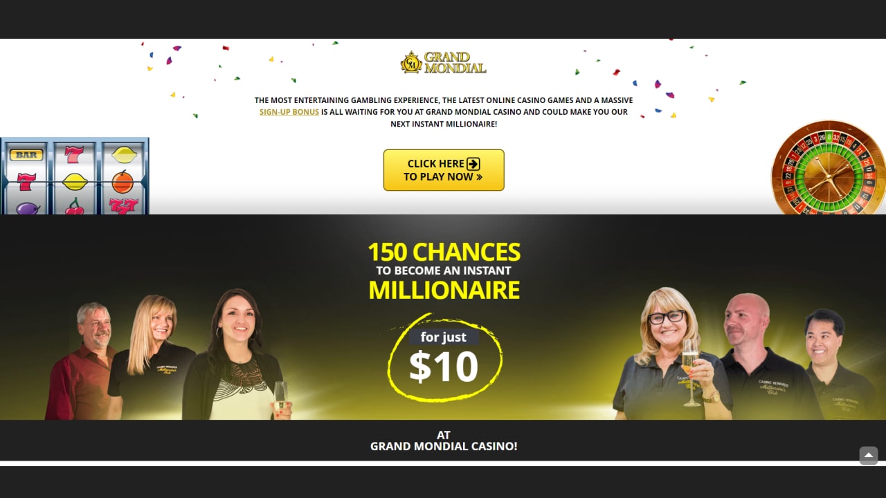 Grand Mondial Online Casino Canada