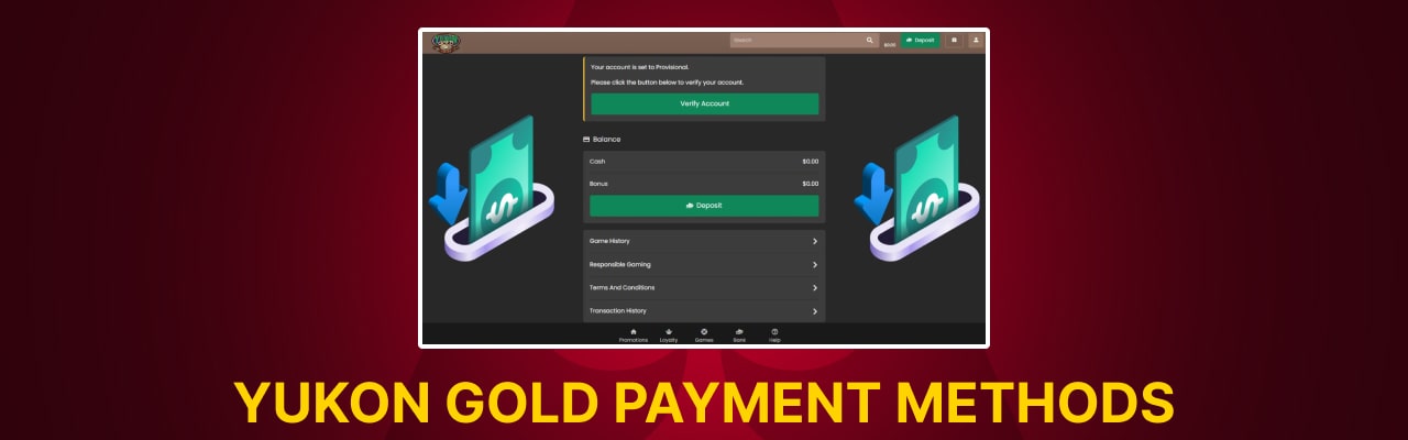 Yukon gold payment methods