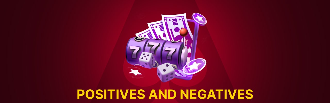Positives and negatives of slots bonuses