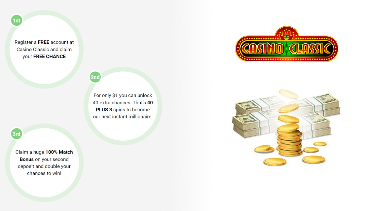 Casino Classic Online Casino Bonuses