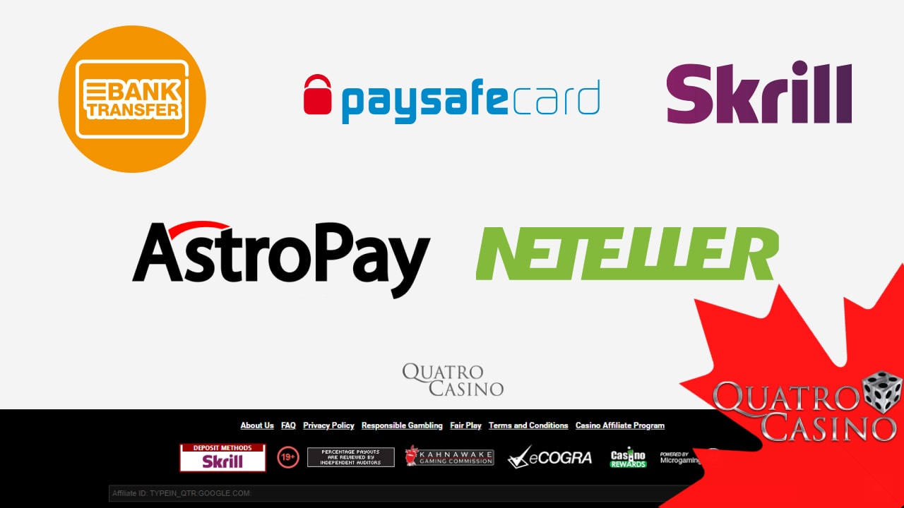 Quatro Payment Methods