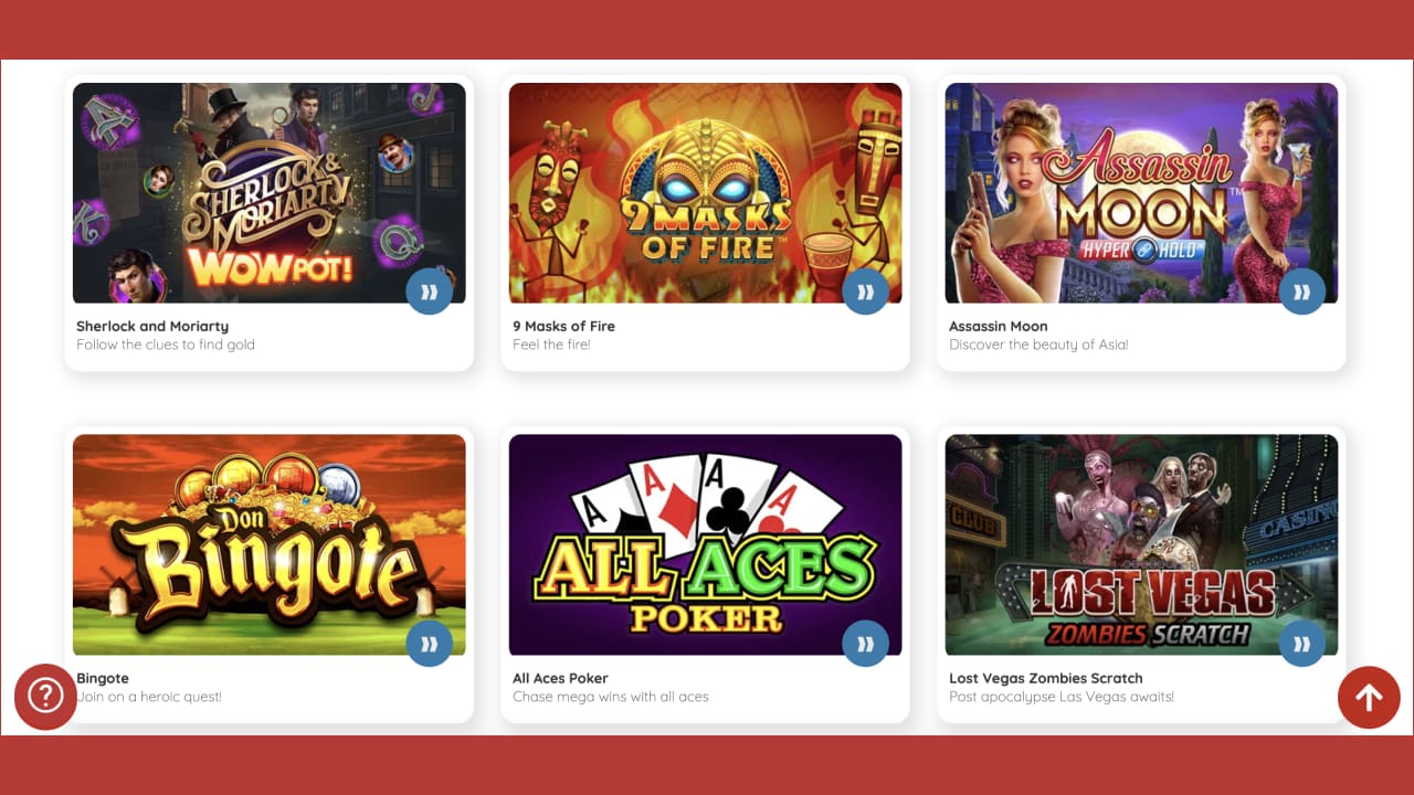 Royal Vegas Online Casino Games