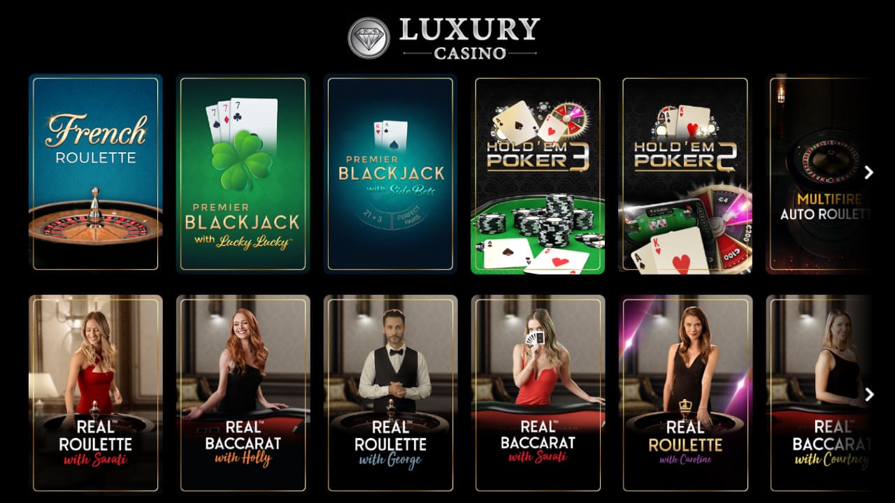 Luxury table games