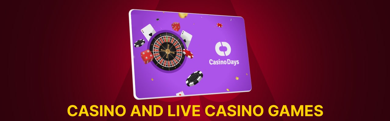 Casinodays live games