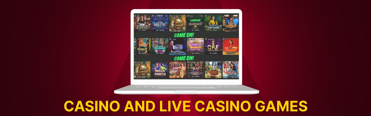 Comeon casino live games