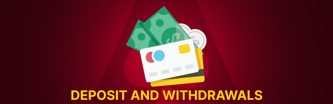 Deposit and withdrawals for comeon casino