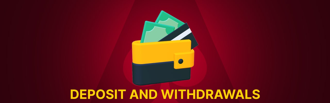 Deposit and withdrawals for video slots casino