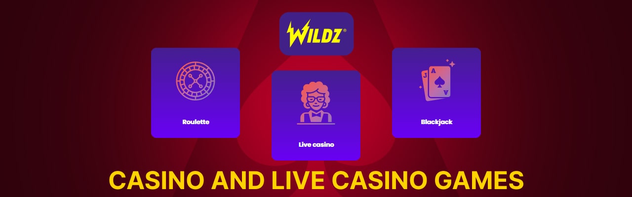 Wildz casino live games