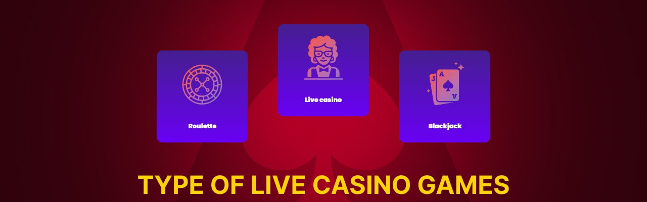 Type of wildz live casino games