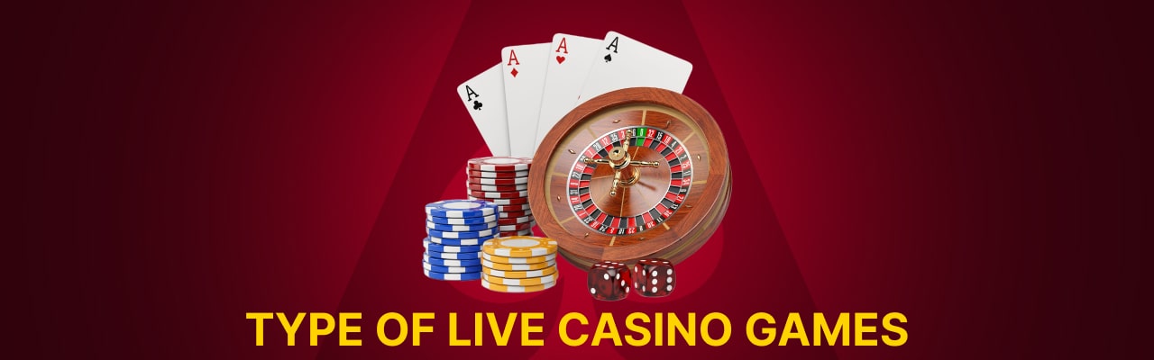 Type of live casino games