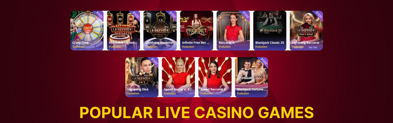 Casinodays live games