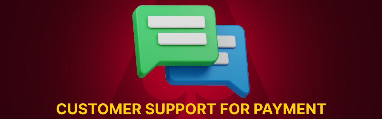 Customer support for comeon casino payments