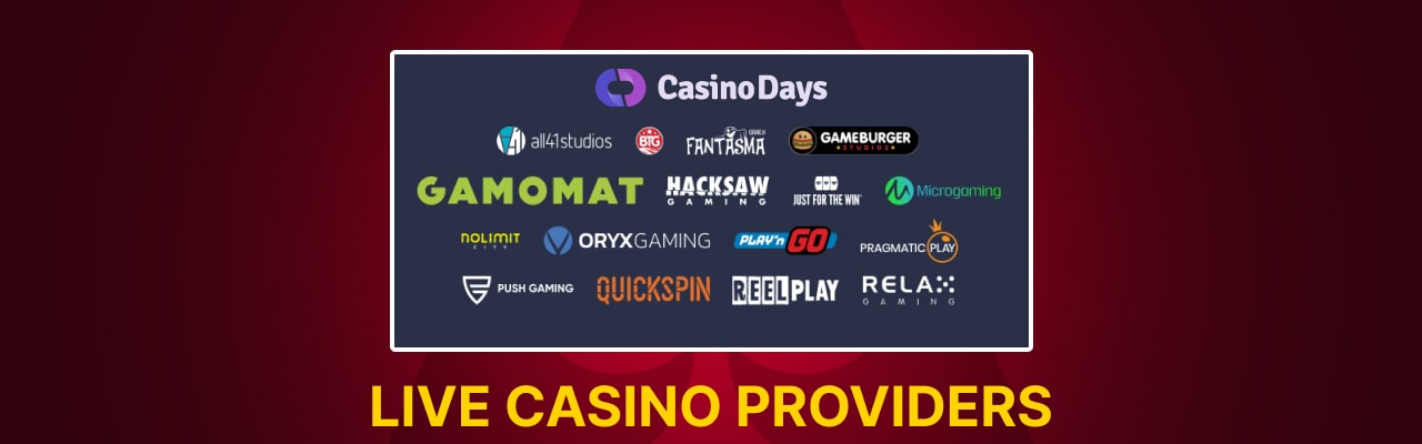 Live casino providers