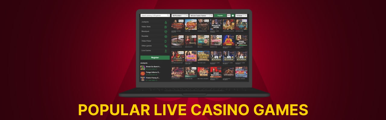 Mr vegas live casino games
