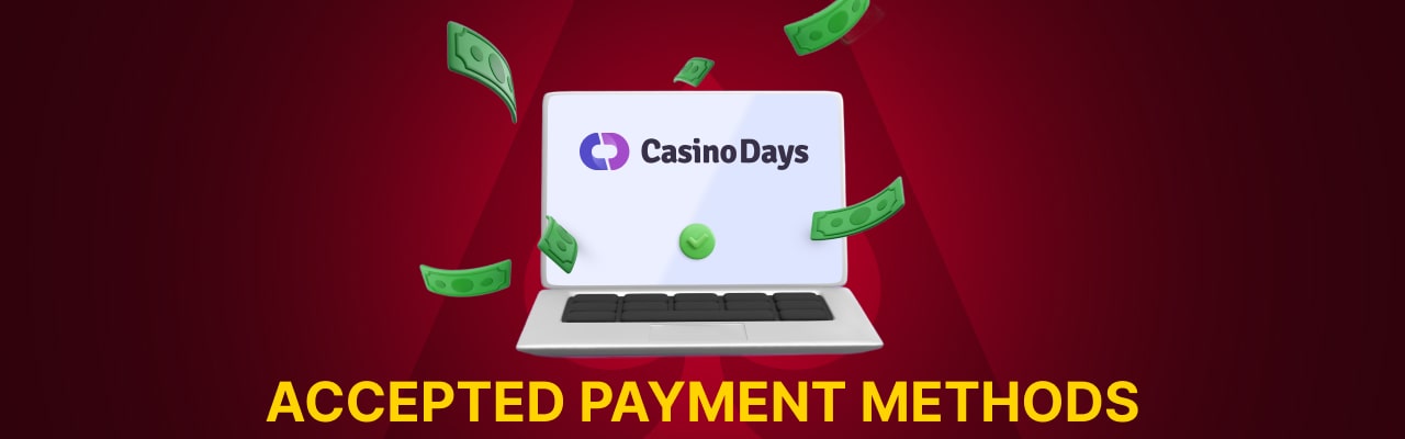 Payment methods on casinodays