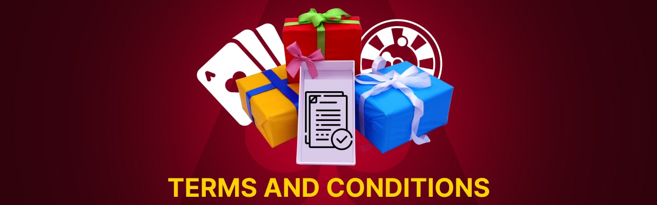 Terms and conditions of online casino bonuses