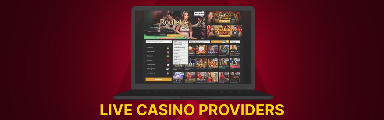 Videoslots live casino providers
