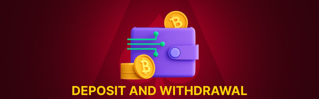 Deposit and withdraw cryptocurrencies at online casinos